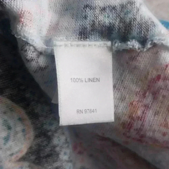 J. Jill Love Linen Portofino Medallion Print Tank Small - Picture 4 of 4